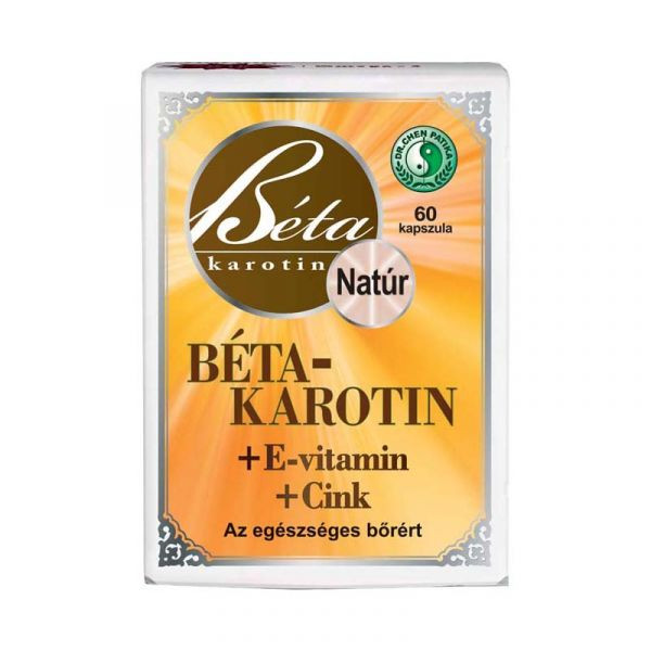 DR. CHEN BÉTA-KAROTIN NATÚR +E VIT. +CINK KAPSZ. 60db