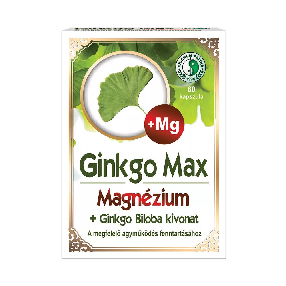 DR.CHEN GINKGO MAX+MAGNÉZIUM kapszula 60db