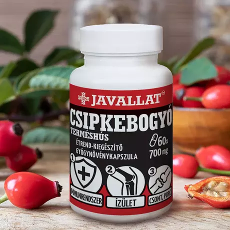 Javallat Csipkebogyó terméshús kapszula 60db