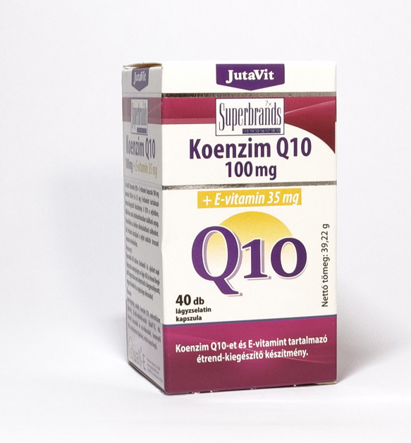 Jutavit Koenzim Q10 100 mg + E-vitamin 35 mg kapszula 40 db