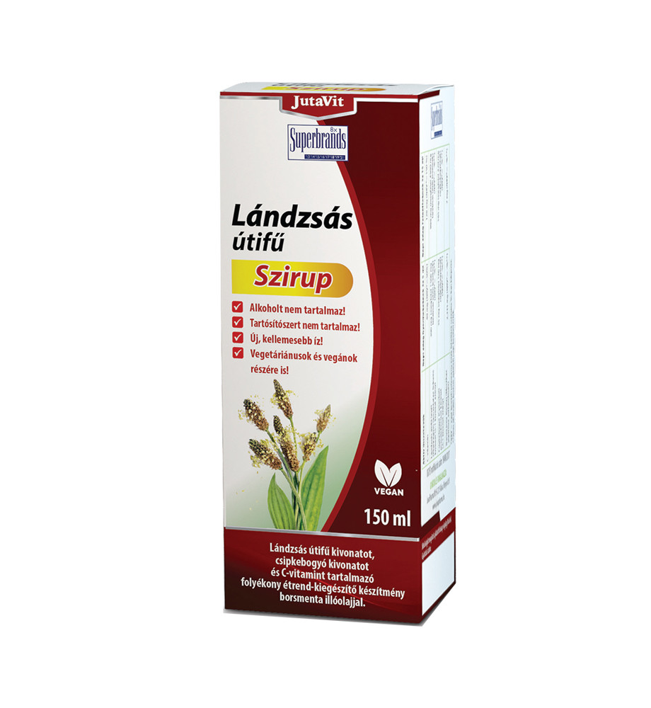 Jutavit Lándzsás útifű szirup 150 ml