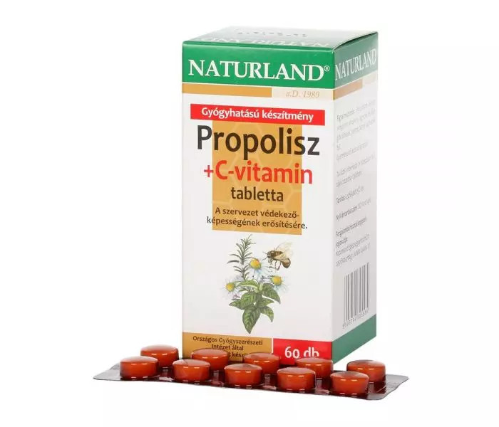 Naturland Propolisz tabletta 60 db