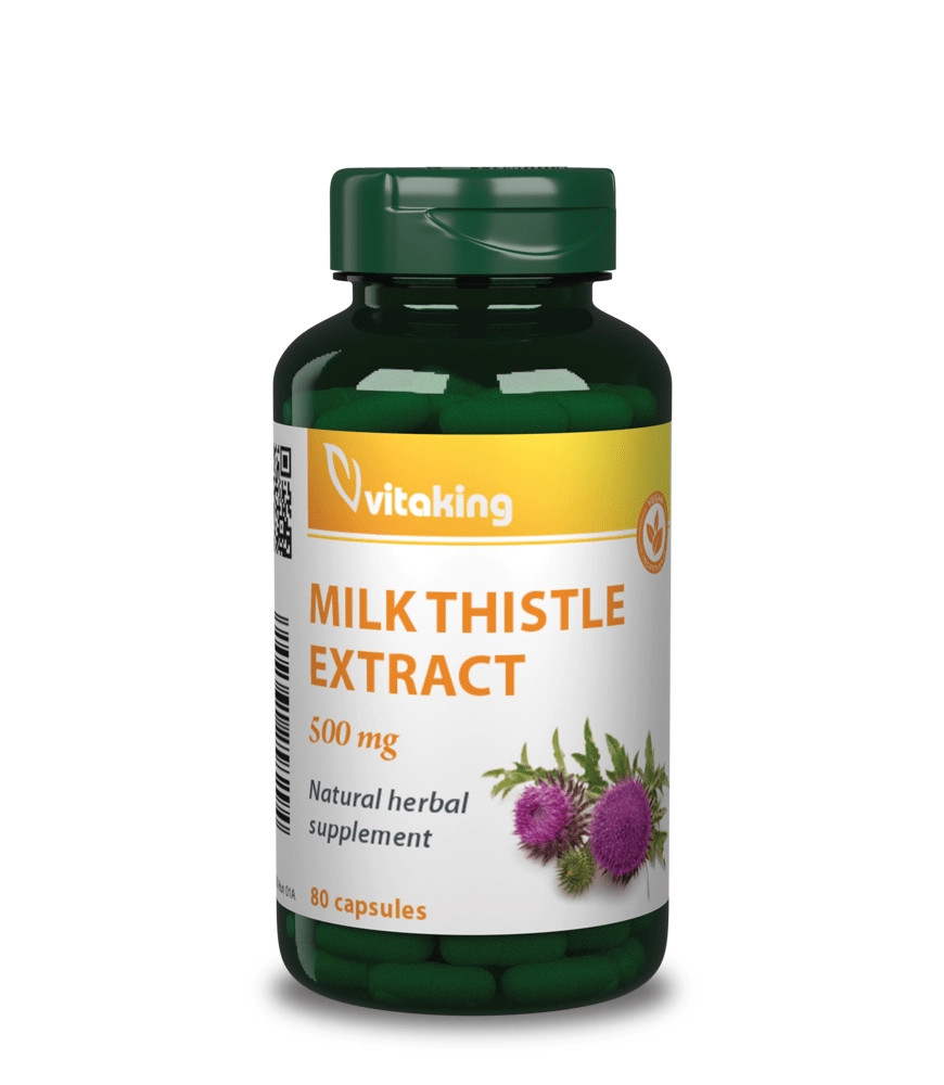 Vitaking Máriatövis extract 500mg 80 db