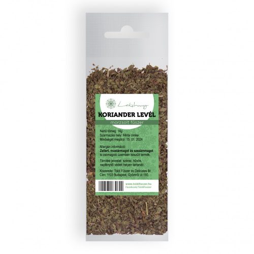 Lakshmi Koriander levél morzsolt 14g
