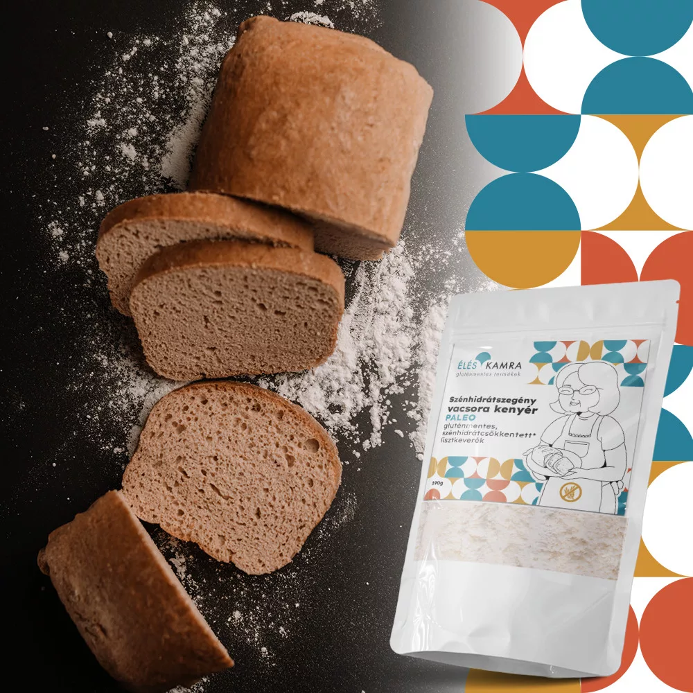Éléskamra Ch- Vacsora Kenyér 190g (gluténmentes, paleo, cukormentes)