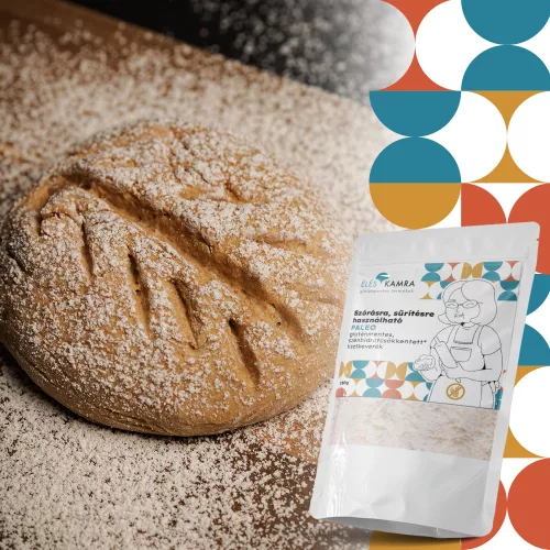 Éléskamra Szórásra, sűrítésre használható szénhidrát csökkentett lisztkeverék 150g (gluténmentes, paleo, cukormentes)