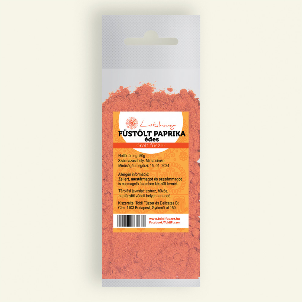 Lakshmi Füstölt paprika édes 50g