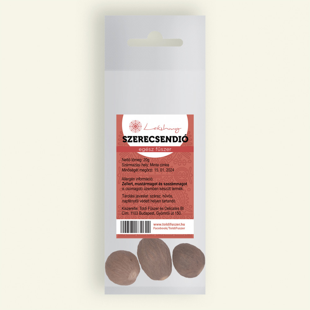Lakshmi szerecsendió egész 20g