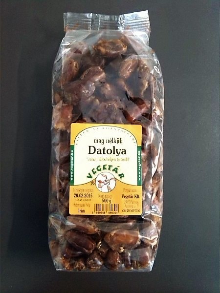 Vegetár Datolya Mag nélküli 500g