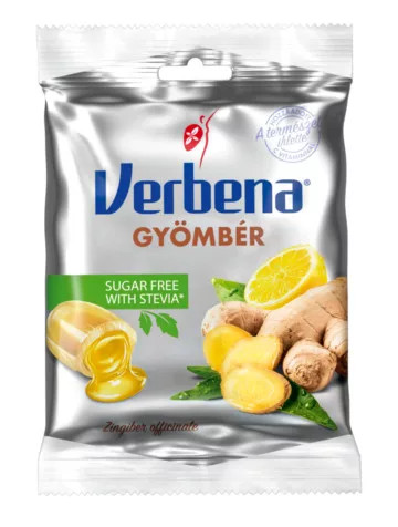 Verbena Cukormentes Gyömbér cukorka 60g