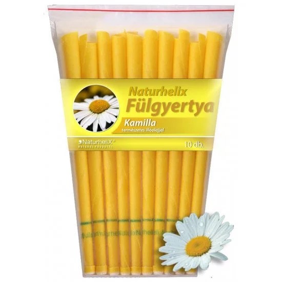 Naturhelix Fülgyertya kamilla 10 db