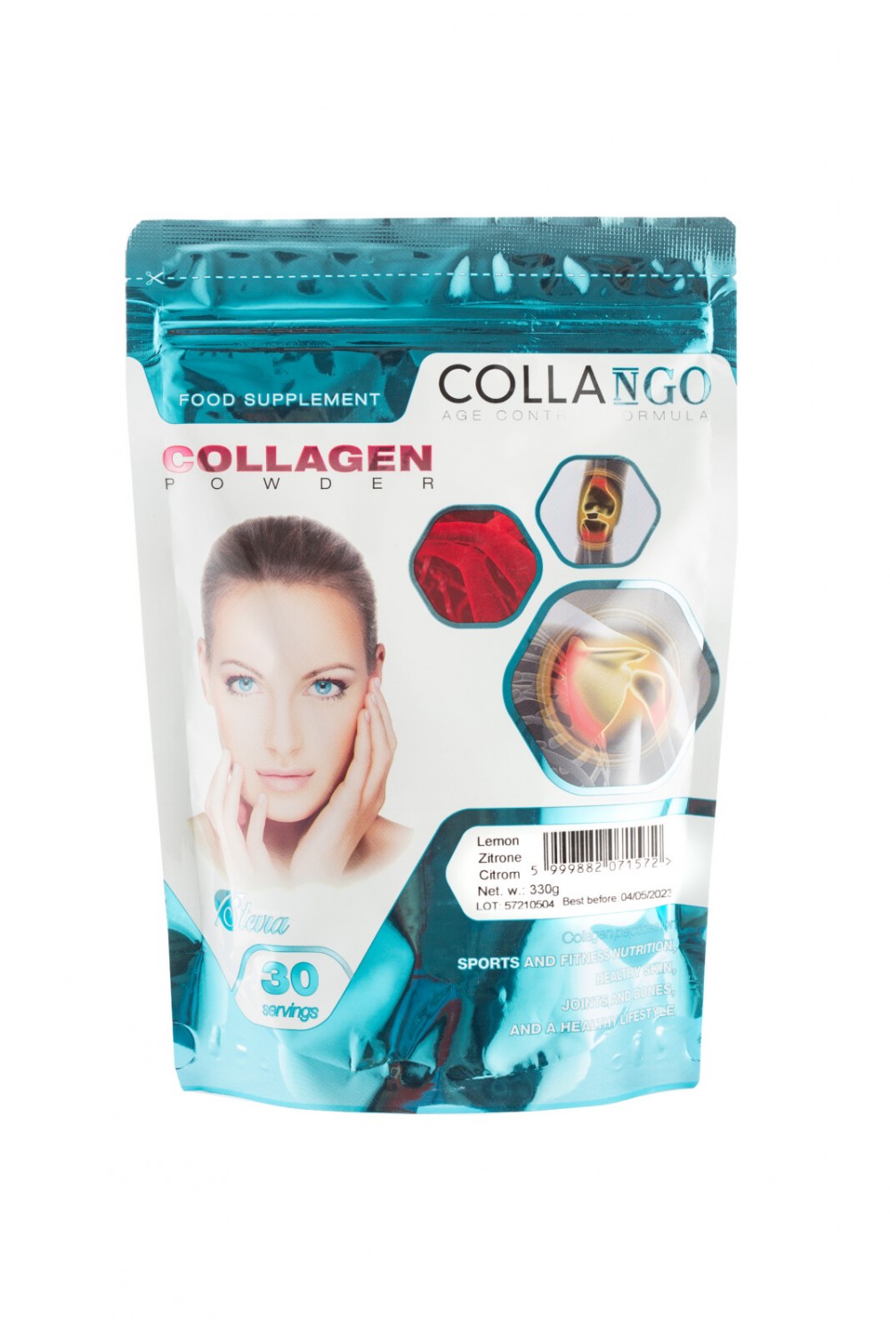 Collango Collagen italpor citrom ízű 330g
