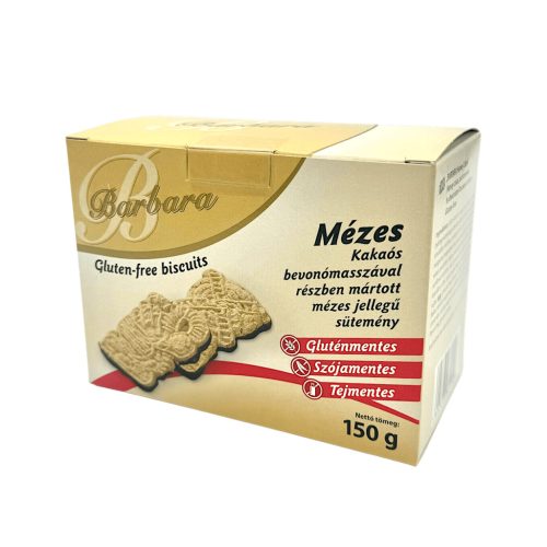 Barbara Gluténmentes Mézes sütemény 180g