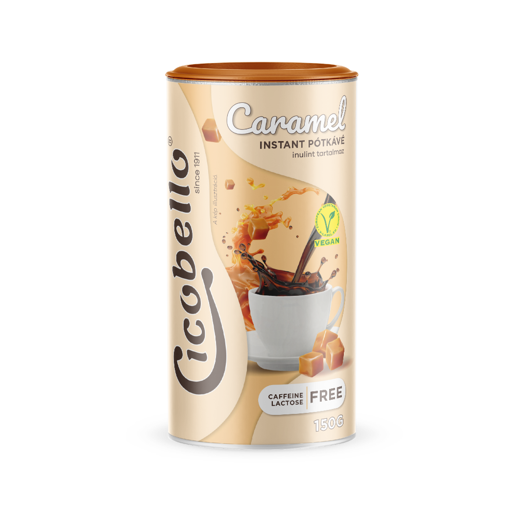 Cicobello Caramel ízesítésű pótkávé 150g