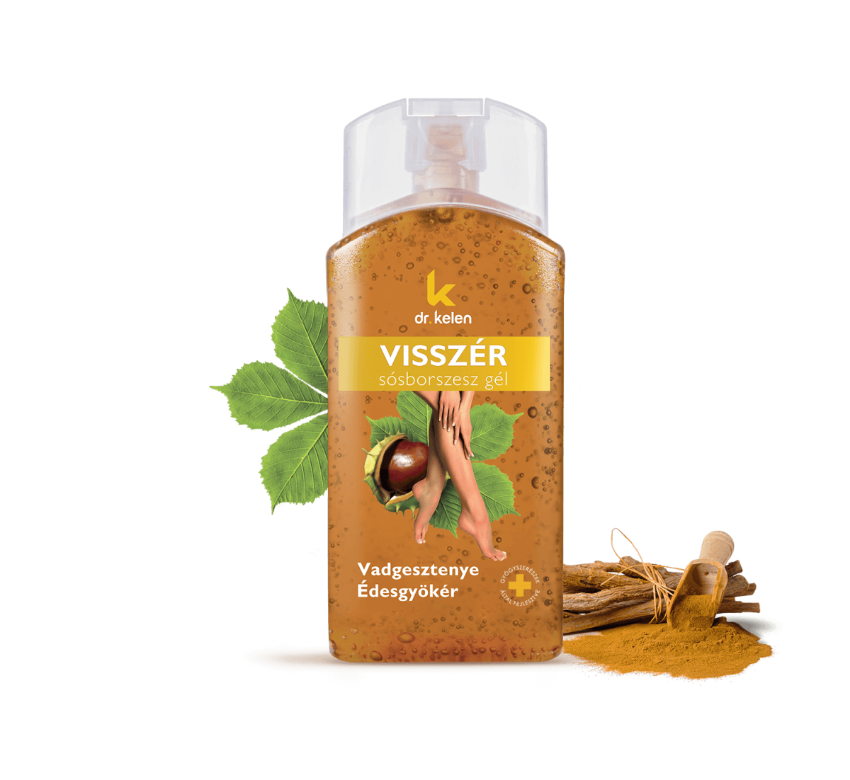 Dr. Kelen Visszér sósborszesz gél vadgesztenyés 150 ml