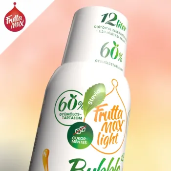 FruttaMax Bubble12 Sárgabarack light szörp 500 ml 2.Kép