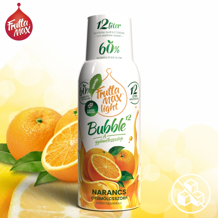 Frutta Max Light narancs gyümölcsszörp 500 ml
