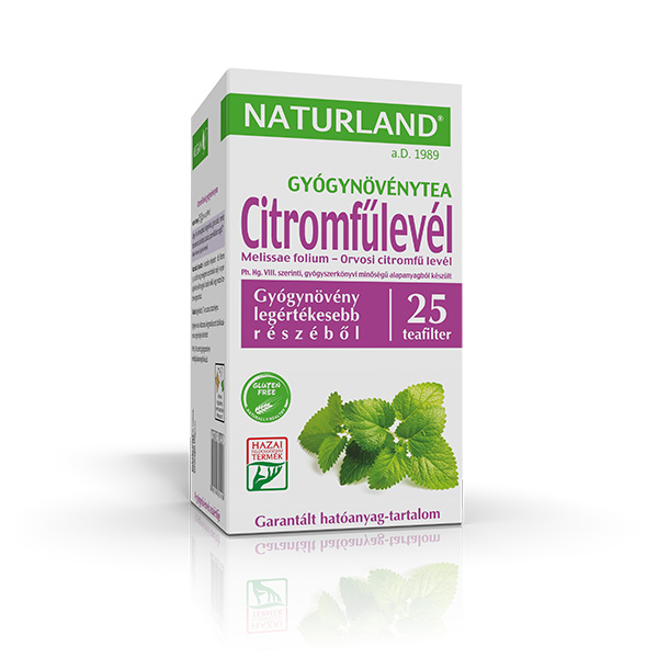 Naturland Citromfűlevél filteres tea 25 db