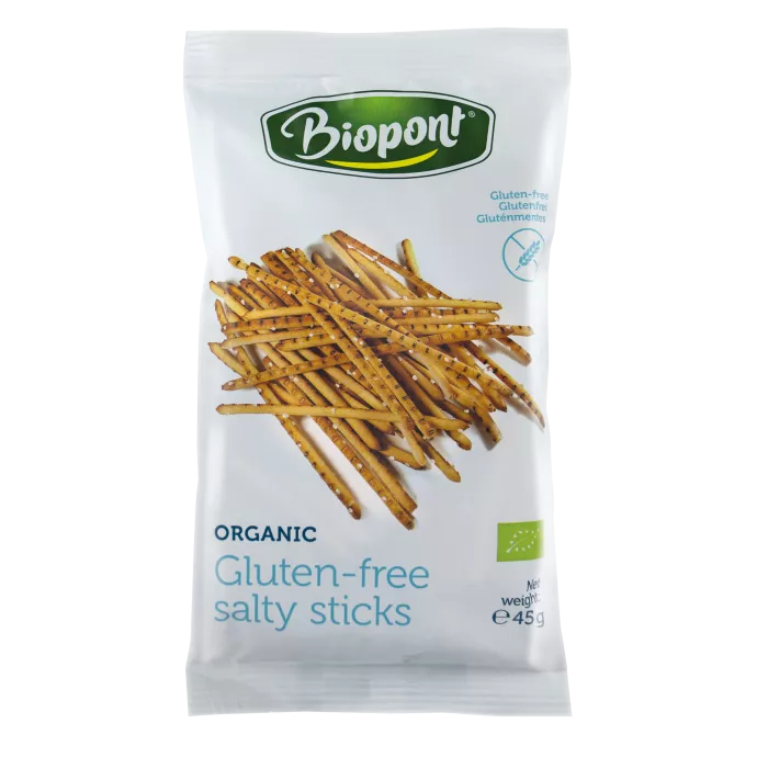 Biopont Bio Gluténmentes sós pálcika 45g