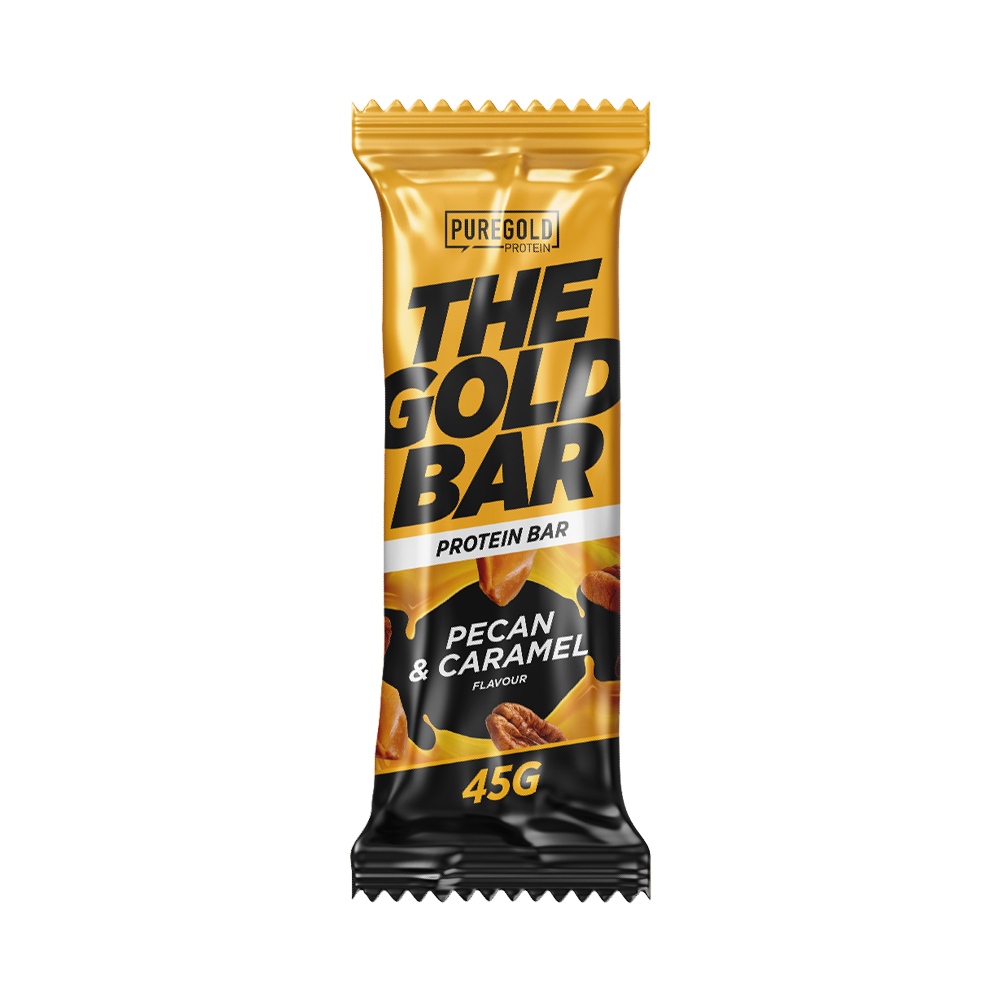 PureGold The Gold Bar protein szelet pekándió & caramel 45g