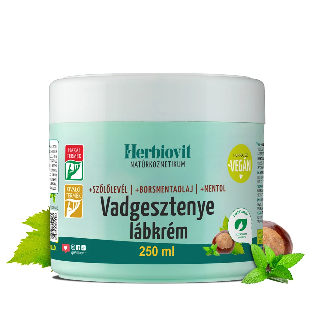 Herbiovit Vadgesztenye lábkrém 250 ml