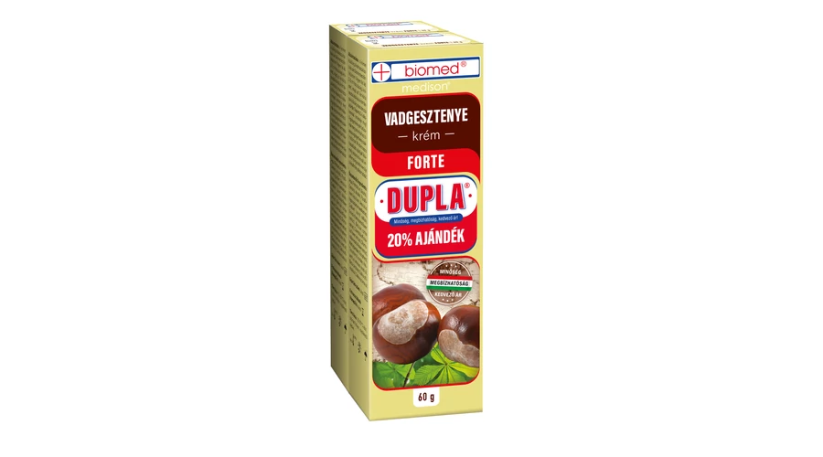 Biomed Vadgesztenye krém  Forte dupla 2x60g