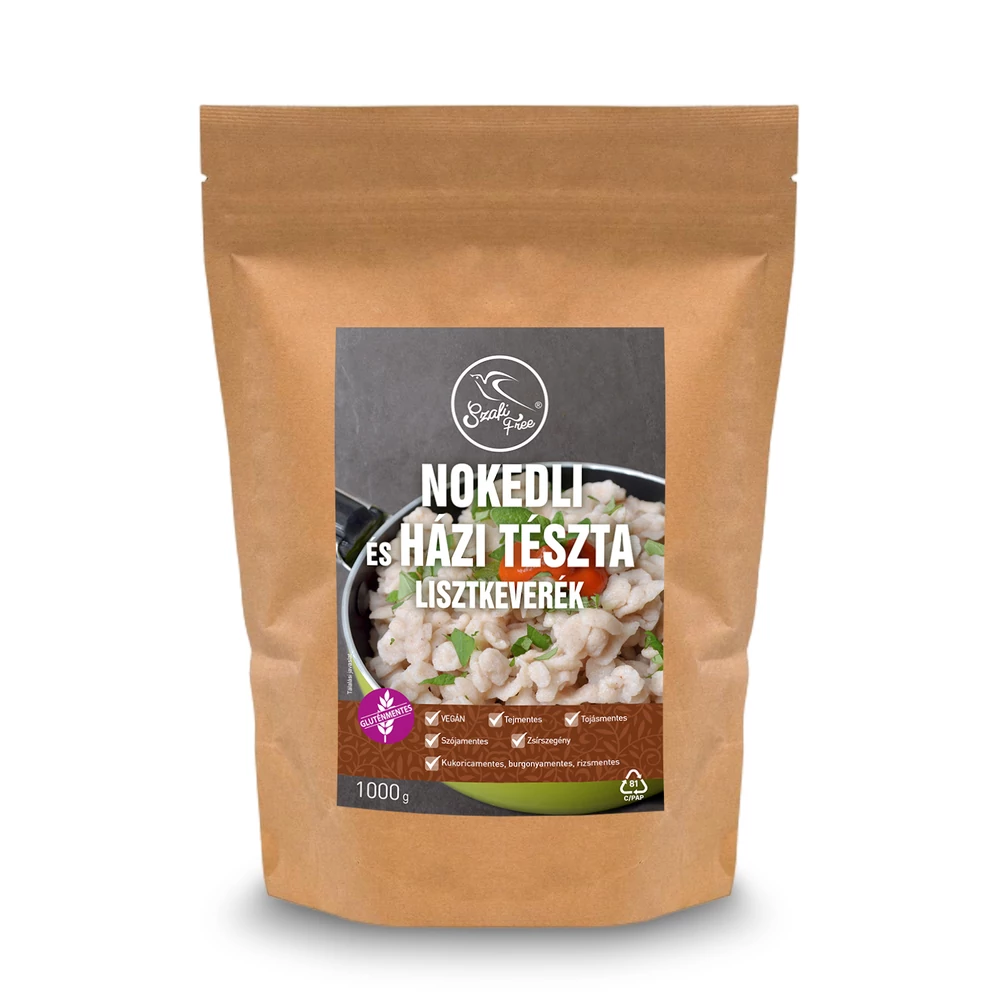 Szafi Free Hajdinás Nokedli és házi tészta lisztkeverék 1000g (gluténmentes, tejmentes, tojásmentes, zsírszegény)