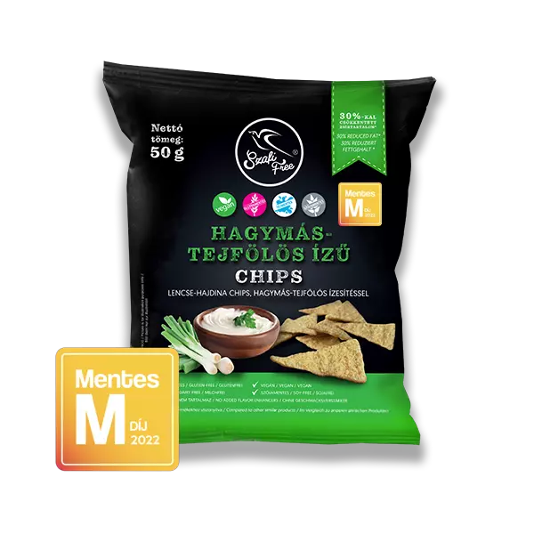 Szafi free Hagymás-tejfölös chips 50g