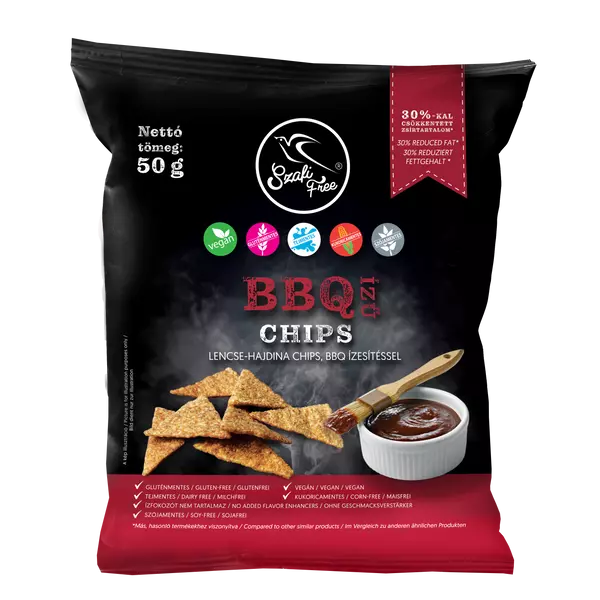 Szafi Free BBQ ízű chips (gluténmentes) 50g