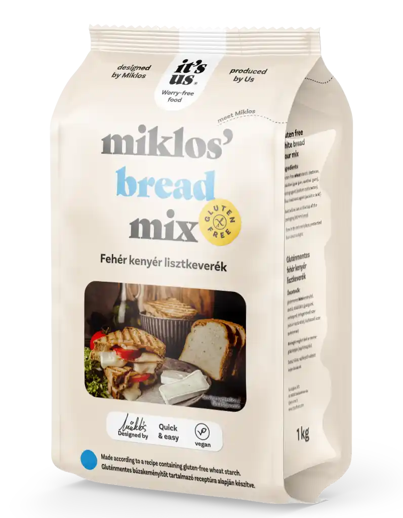 It's Us Miklos' Fehérkenyér lisztkeverék 1000g