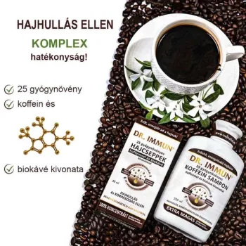 Dr. Immun Koffein sampon hajhullás ellen 250 ml 2.Kép