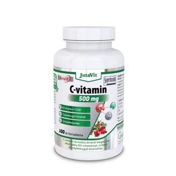 JUTAVIT 500MG C VITAMIN+D3 100DB Kép