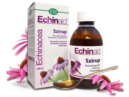 Natur Tanya Echinacea szirup - hozzáadott gesztenyemézzel, és gyógynövényekkel 200 ml