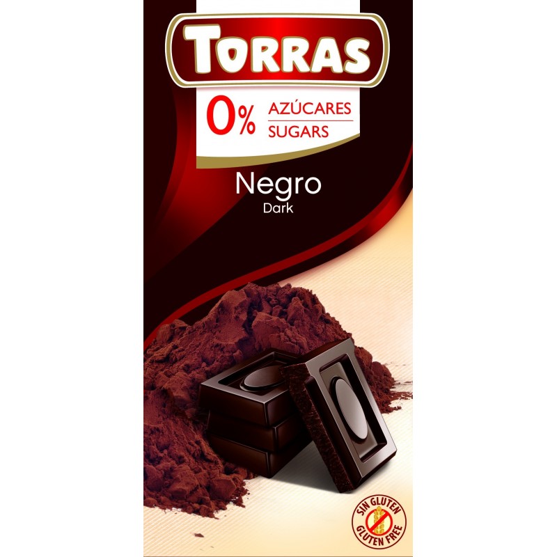 Torras Cukormentes Étcsokoládé 75g