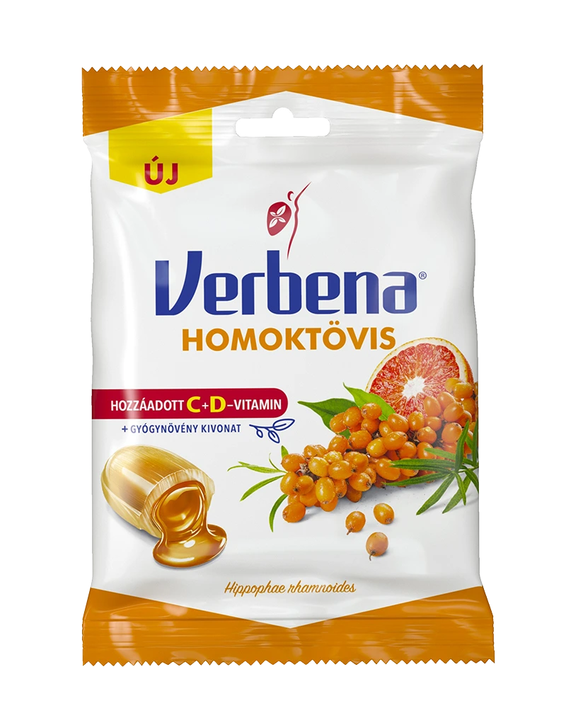 Verbena Homoktövis cukorka 60g