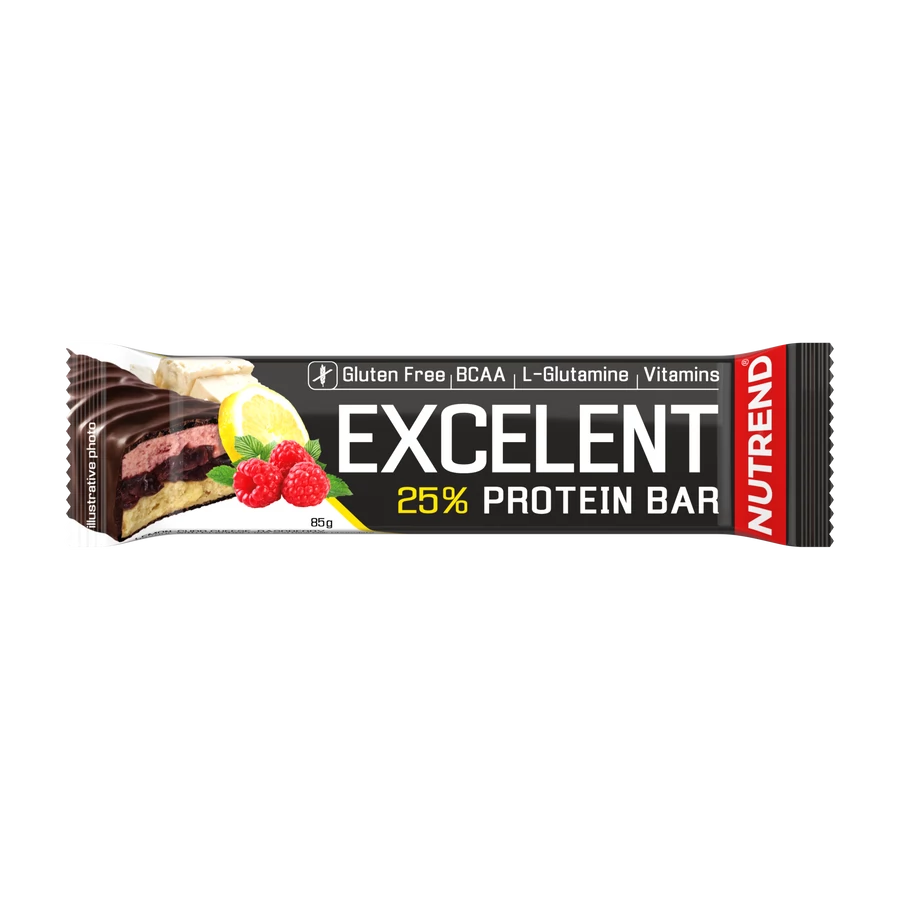 Nutrend excelent proteinszelet málna-citrom 85g