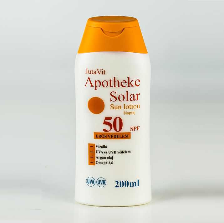 JutaVit Apotheke Solar Napozó SPF 50 ,200ML
