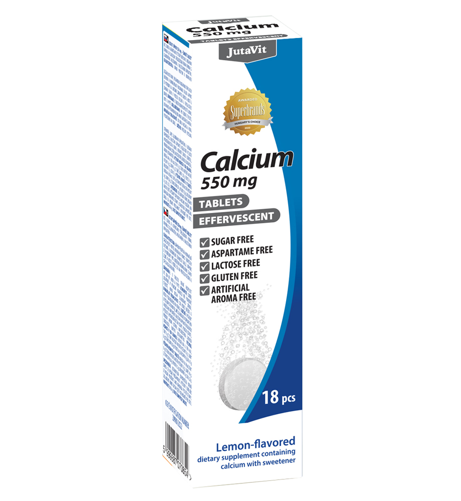 JutaVit Calcium 550mg pezsgőtabletta 16db